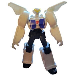 Hasbro Transformers Strongarm #5 4.5” White McDonald’s Toy Action Figure 2016